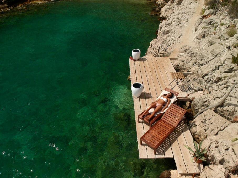 Plage Cachee - Glamping Vrboska Ngoại thất bức ảnh